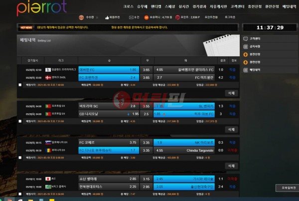 삐에로 먹튀검증 자료